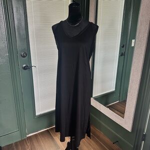 Dry Goods Classic Black Midi Dress